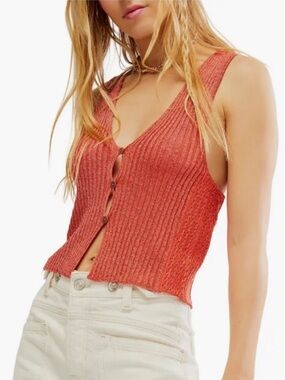 NWT Free People Seascape Vest